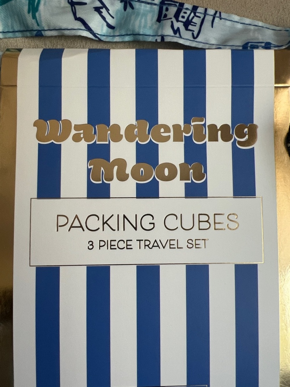 NWT Wandering Moon Packing Cubes: 3 Piece Travel Set 🍋 - Picture 2 of 9